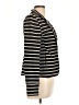 Olive and Oak 100% Cotton Stripes Black Blazer Size L - photo 4