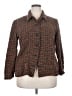 Alfred Dunner 100% Acrylic Tweed Brown Blazer Size 18 - photo 1