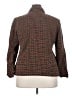 Alfred Dunner 100% Acrylic Tweed Brown Blazer Size 18 - photo 2