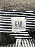 Gap 100% Cotton Stripes Silver Shorts Size 0 Petite - photo 3
