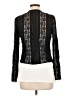 Peach Black Long Sleeve Blouse Size L - photo 2