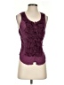 Bebe Burgundy Sleeveless Blouse Size XS - photo 1