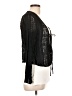 Peach Black Long Sleeve Blouse Size L - photo 4