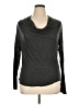 Three Dots 100% Tencel Gray Long Sleeve Top Size XL - photo 1