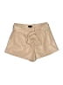 LUCCA 100% Polyester Solid Tan Shorts Size M - photo 1