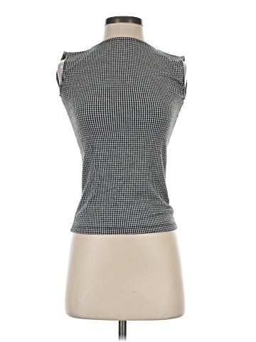 Madewell Low-Back Tee in Gingham (view 1)