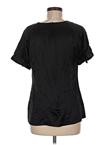 Brooks Brothers Short Sleeve Silk Top (view 2)