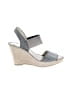 Andre Assous Silver Wedges Size 9 - photo 1