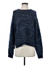 Hem & Thread Tweed Blue Pullover Sweater Size S - photo 1