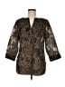Etcetera Brown 3/4 Sleeve Blouse Size 8 - photo 1