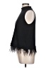 Ava James Black Sleeveless Blouse Size L - photo 5