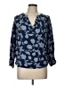 Misia Blue 3/4 Sleeve Blouse Size L - photo 1