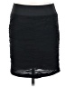 Studio Y 100% Polyester Solid Black Casual Skirt Size S - photo 1