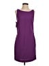Zara Basic 100% Viscose Solid Purple Casual Dress Size S - photo 1