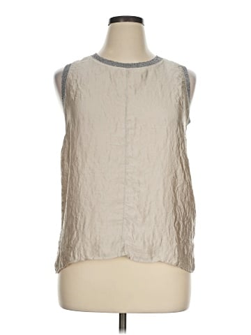 Zara W&B Collection Sleeveless Blouse (view 1)