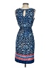 Soma Print Blue Casual Dress Size S - photo 2