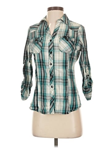 Love Potion 3/4 Sleeve Button-Down Shirt (view 1)