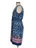 Soma Print Blue Casual Dress Size S - photo 5