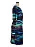 Connected Apparel Graphic Teal Cocktail Dress Size 16 - photo 4