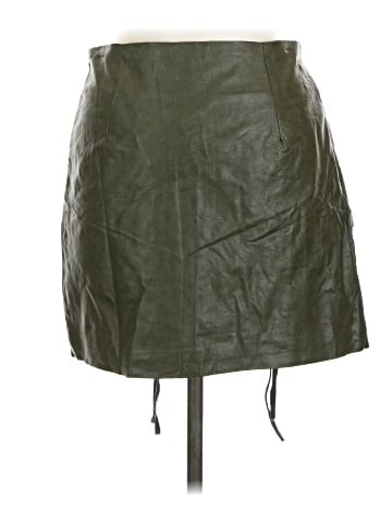 Lola Faux Leather Skirt (view 2)