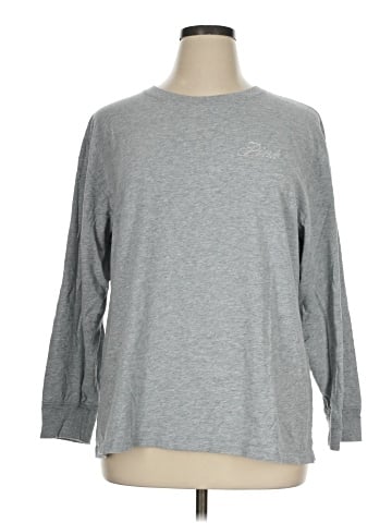Victoria's Secret Pink 3/4 Sleeve T-Shirt (view 1)