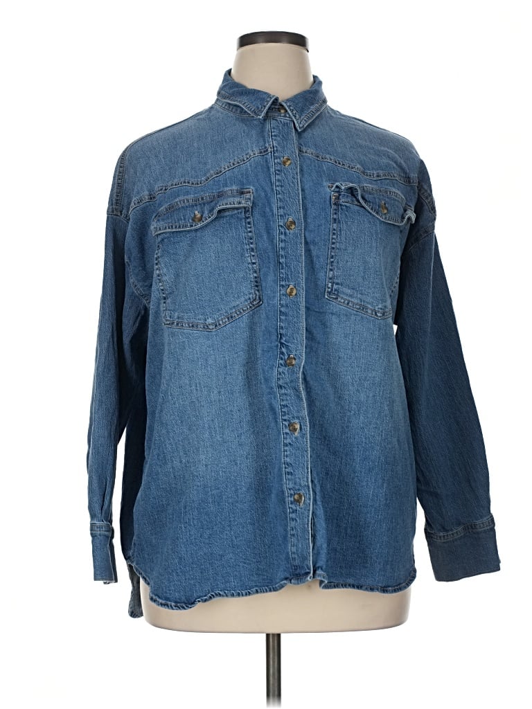 Pre-owned Gloria Vanderbilt Denim Jacket In Blue