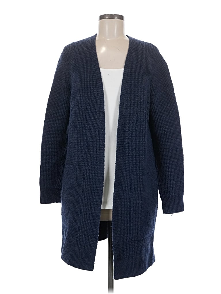Pre-owned Madewell Cardigan Sweater In Blue