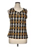 By Design Orange Sleeveless Blouse Size XL - photo 1