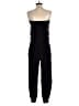 GiGi Moda 100% Polyester Floral Black Jumpsuit Size XS - photo 2