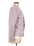 Metrostyle 100% Polyester Tweed Purple Blazer Size 10 - photo 4