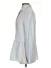 Iris & Ink 100% Silk Gray Long Sleeve Blouse Size UK 8 / US 4 - photo 5