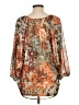 Mystree Floral Brown 3/4 Sleeve Blouse Size L - photo 2