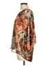 Mystree Floral Brown 3/4 Sleeve Blouse Size L - photo 5