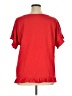 Evri Red Short Sleeve Blouse Size 1X - photo 2