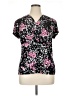Lizzo Floral Black Short Sleeve T-Shirt Size XL - photo 1