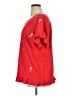 Evri Red Short Sleeve Blouse Size 1X - photo 5