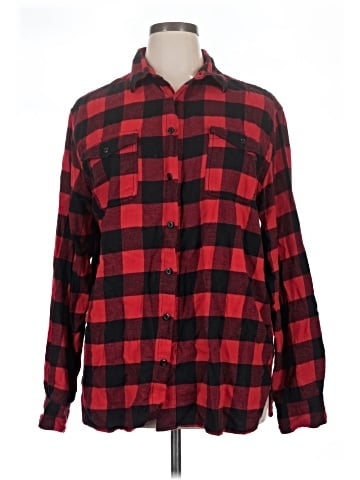 Mossimo Supply Co. Long Sleeve Button-Down Shirt (view 1)