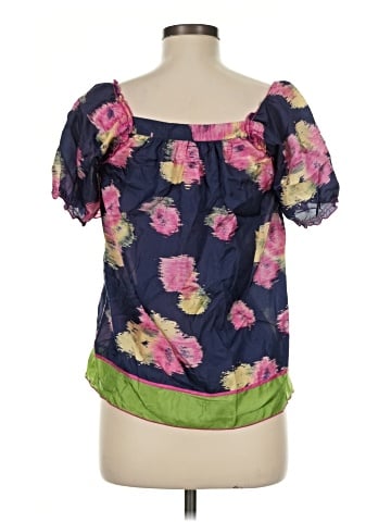 Chelsea & Violet Short Sleeve Silk Top (view 2)