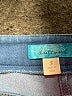 Buttons Solid Blue Denim Skirt Size S - photo 4