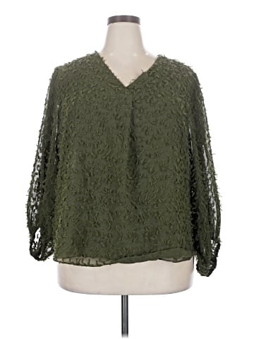 Cato 3/4 Sleeve Blouse (view 1)