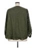 Cato 100% Polyester Green 3/4 Sleeve Blouse Size 22 - photo 2