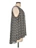 DR2 100% Polyester Black Sleeveless Blouse Size L - photo 4