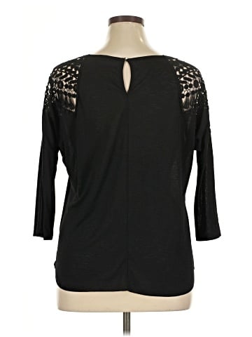 New York & Company 3/4 Sleeve Top (view 2)