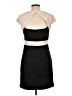 C. Luce Color Block Black Cocktail Dress Size L - photo 2