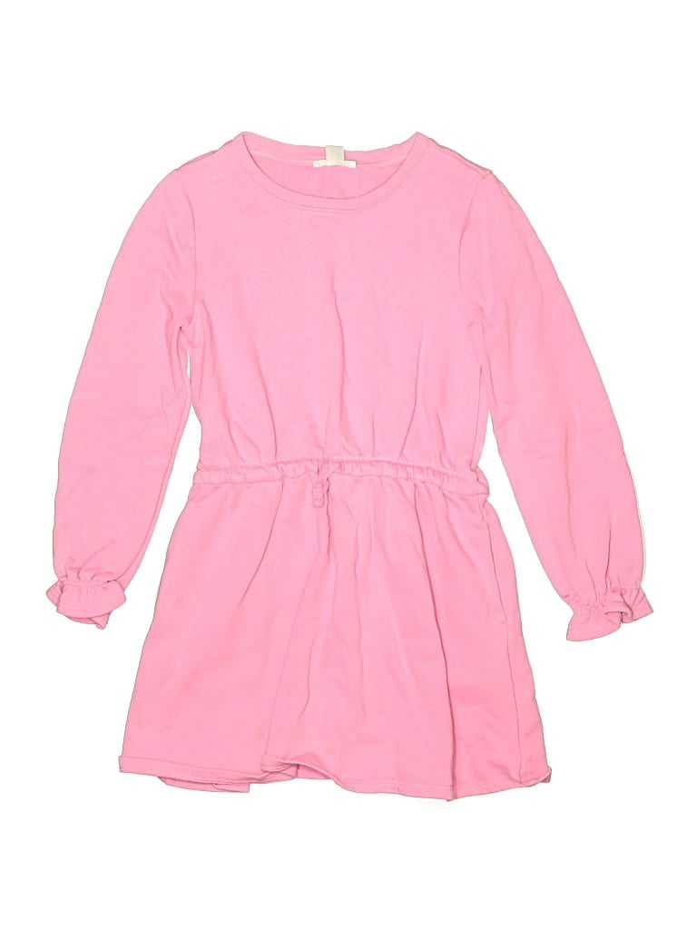 Pre-owned Crewcuts Kids' Dress In Pink