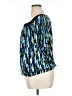 Harve Benard Blue Short Sleeve Blouse Size XL - photo 5