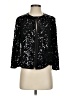 DKNYC 100% Polyester Black 3/4 Sleeve Top Size 00 - photo 1