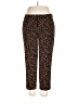 Old Navy Animal Print Brown Casual Pants Size 12R - photo 1
