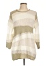 Peck & Peck 100% Polyester Stripes Ivory Pullover Sweater Size L - photo 1
