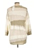Peck & Peck 100% Polyester Stripes Ivory Pullover Sweater Size L - photo 2